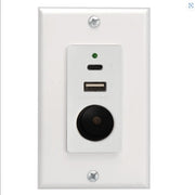Magnadyne front panel showing USB-C USB-A and VPA ports for convenient charging