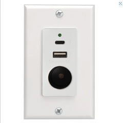 Magnadyne front panel showing USB-C USB-A and VPA ports for convenient charging