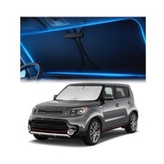 Magnelex front view showing full windshield coverage protecting interior