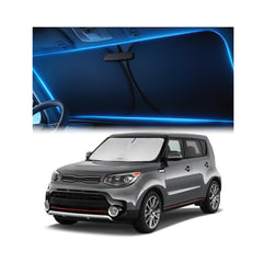 Magnelex front view showing full windshield coverage protecting interior