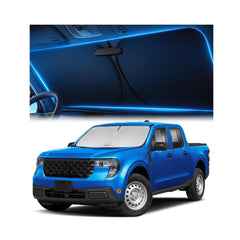 Magnelex front packaging showing a Maverick-shaped sunshade and benefits