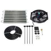 MAGQOO front view of transmission cooler showing compact design and robust cooling