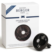 MAISON BERGER front view of gun metal diffuser holder showing sleek design and premium finish