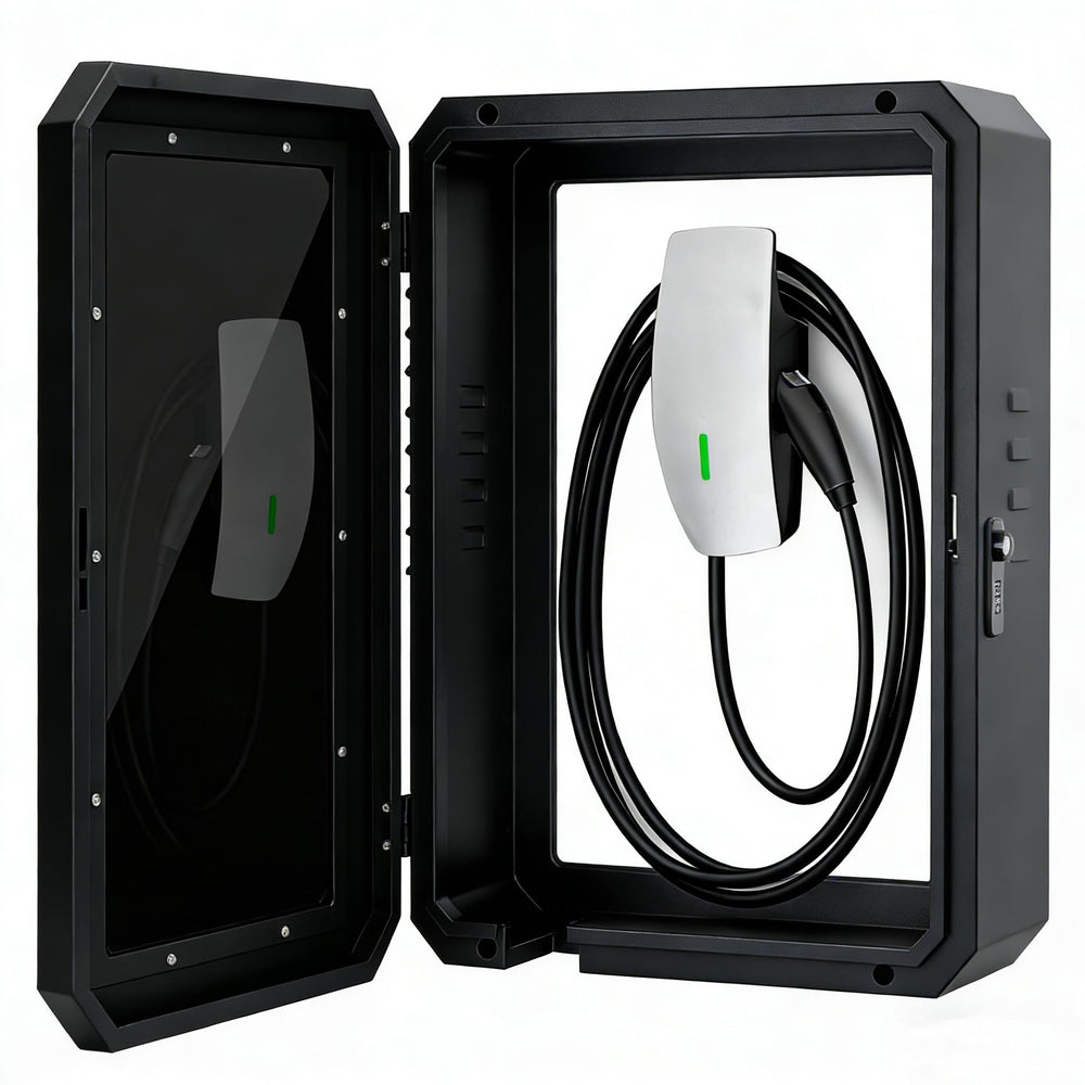 Maizengauto front view of lockable enclosure showing secure protection
