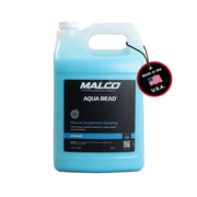 Malco Aqua Bead front label showing product name and gallon container benefit