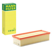 Mann Filter C 35 154/1 front packaging showing product label and fitment benefit