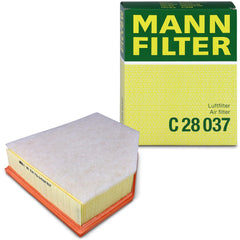 Mann Filter C 28 037 front view showing shape and fit for BMW, ensuring reliable fit
