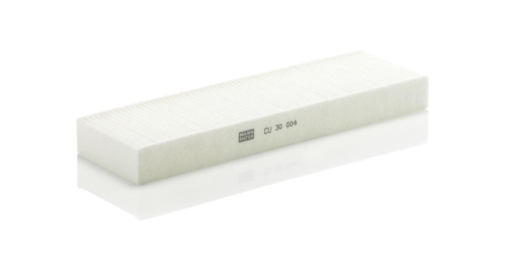 MANN-FILTER CU 30 004 front packaging showing part and fitment benefit
