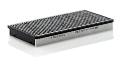 Mann-Filter CUK 3360 installed in Porsche HVAC housing for correct fit