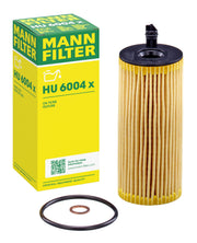 Mann Filter front packaging showing model HU 6004 x for confident selection