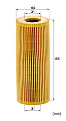 Mann Filter HU 7029z side seal detail highlighting reliable sealing benefit