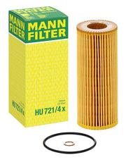 Mann Filter front view showing cartridge design and part number helps correct fitment