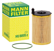 Mann Filter HU 8005 z front view showing shape and fit for easy identification and correct replacement