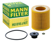 Mann Filter front packaging showing kit and model, ensures correct fit