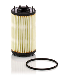 Mann Filter close-up of filter media texture illustrating high dirt-holding capacity and durability