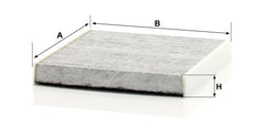 MANN-FILTER packaging and part number label for confident OE-quality identification