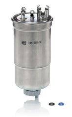 Mann Filter top label close-up highlighting model WK853/3X for correct match