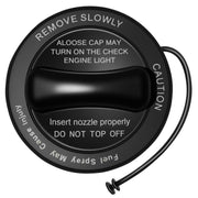 Manymiba gas cap front view showing secure fit and OEM styling benefit