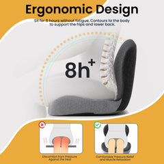 MAOILY cushions installed on a car seat for stable ride comfort