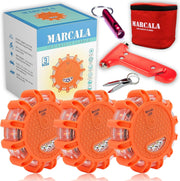 Marcala front packaging showing complete roadside kit and ready-to-gift box