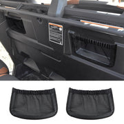 MARCHFA front view installed on seatback showing neat accessible storage