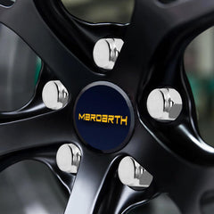 Mardarth closed-end lug nut top view showing sealed end to block moisture