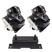 Mardarth front view of motor and transmission mounts showing fitment and sturdy construction benefit