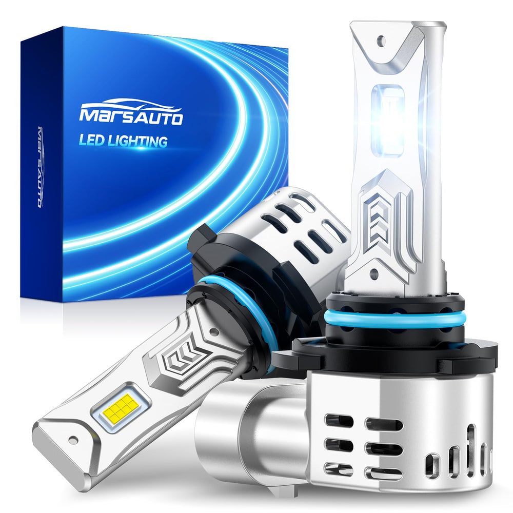 Marsauto 9005 front packaging showing bulb pair and labels for quick identification and convenience