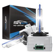 Marsauto D3S front view pack of two bulbs showing direct-fit replacement benefit