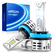 Marsauto front packaging showing H11 H9 H8 bulbs and benefits
