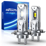 marsauto H7 front packaging showing two bulbs and key features for quick identification