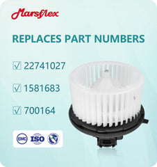 Marsflex motor connector and mounting detail ensuring direct-fit electrical compatibility
