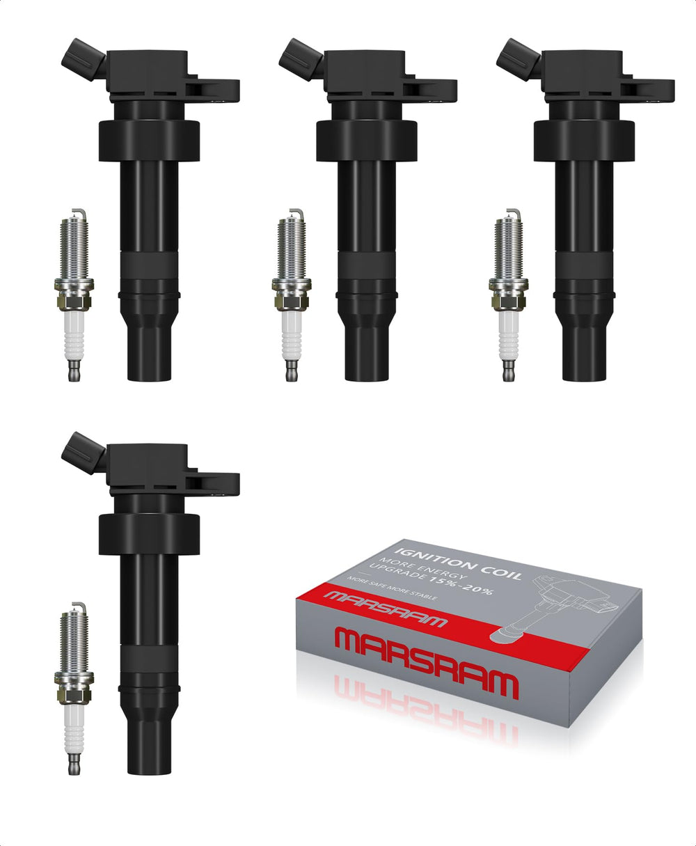 Marsram coil pack front packaging shows product and fitment benefit