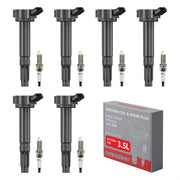 Marsram front packaging showing complete ignition coil and plug kit, clear replacement benefits