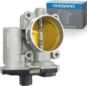 Marsram throttle body front view showing mounting points and fitment benefit