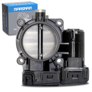 Marsram throttle body front view showing bolt pattern and fitment benefit