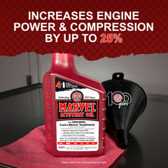 Using Marvel Mystery Oil on a motorcycle to reduce wear and improve throttle response