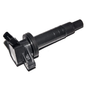 MAS ignition coil front view showing mounting and compact design benefit