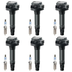 MAS kit packaging with six coils and six spark plugs for quick replacement