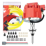 MAS red cap HEI distributor front view showing clean fitment and easy install