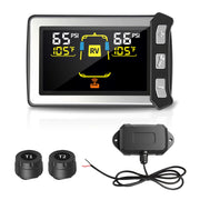 Masoll front display monitor showing pressure and temperature readings, clear visibility benefit