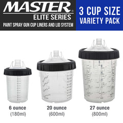 Master Airbrush lid close-up with 125-micron strainer visible, prevents debris in spray