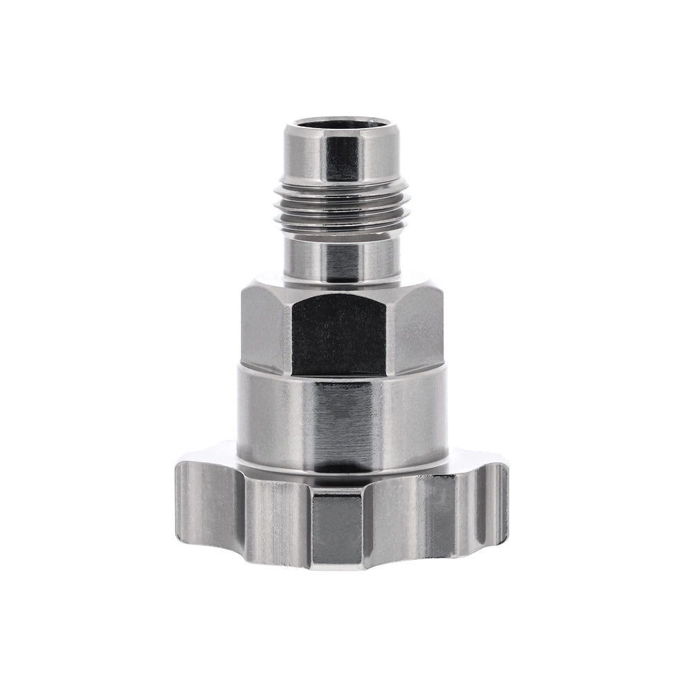 Master Airbrush MPS-840 adapter front view showing compact durable design and easy conversion