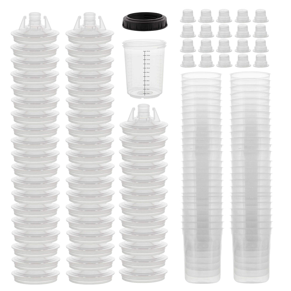 Master Airbrush front packaging showing the MPS 50-pack kit and contents benefits