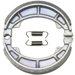 Master Chen installed front brake shoes on Polaris drum demonstrating proper fit and restored braking benefit