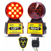 Master Tailgaters front view showing compact lights and bright LEDs for clear signaling