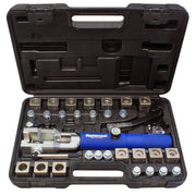 Mastercool front view of full flaring kit showing organized components and portability