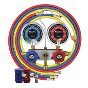 Mastercool 83272 front manifold showing valves and layout for reliable control