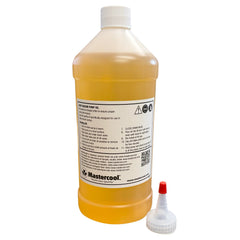 Mastercool 90032 front label showing product identity and capacity, aids quick selection