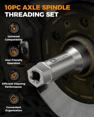 MateAuto close-up of thread chaser teeth demonstrating precise restoration